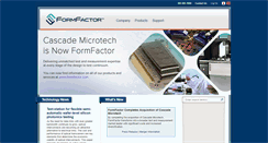 Desktop Screenshot of cascademicrotech.com